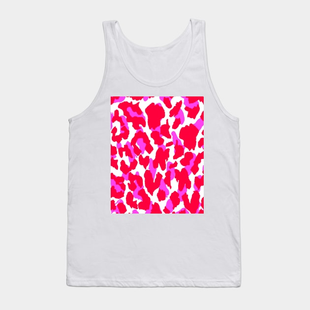 Neon Cheetah Tank Top by AS.PAINTINGS